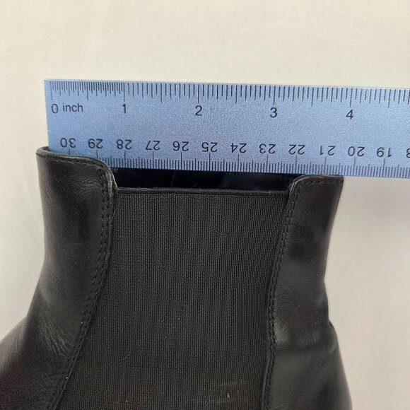 Blondo Waterproof Lug Sole Black Leather Chelsea Boots Size 9.5 - Picture 13 of 13